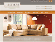 Tablet Screenshot of meyersfurniture.com